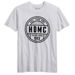 Harley Davidson Garage Crewneck Shirt Roll Your Own Graphic Sx XL NWT